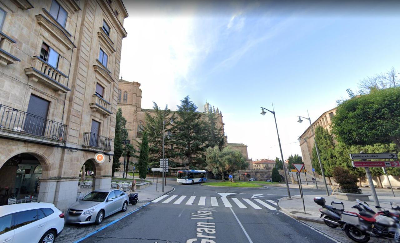Estupendo Piso De 2 Dormitorios En La Gran Via. A/A. Wifi. Salamanca Esterno foto
